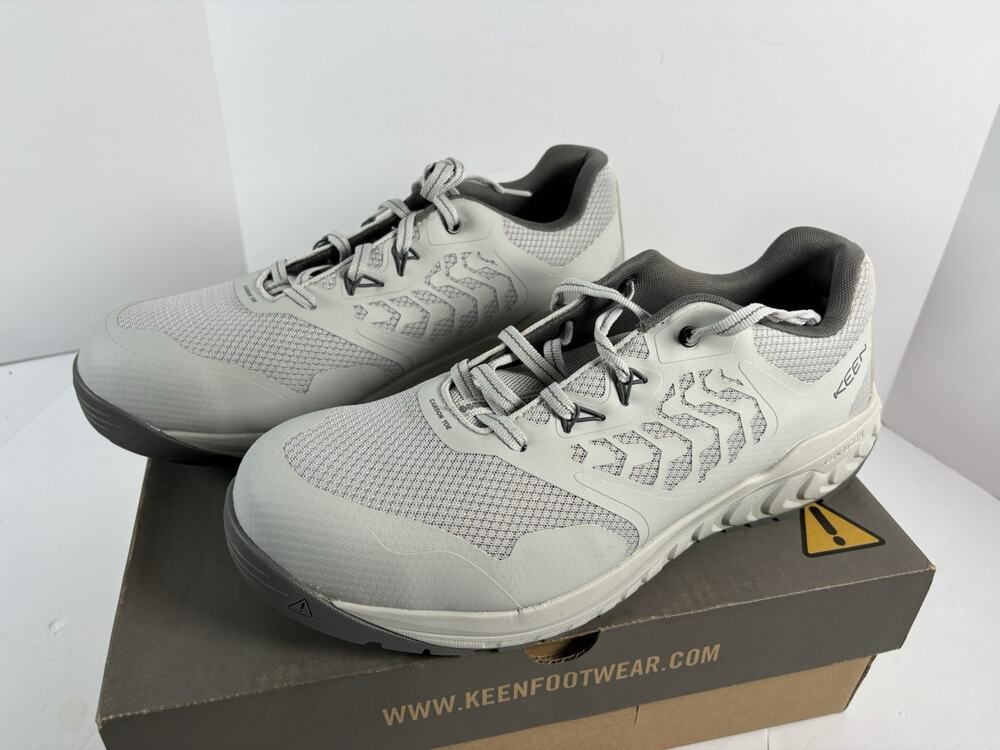 KEEN Utility Cully Composite Toe Work Shoes Mens 15 EE Wide Gray 1028295